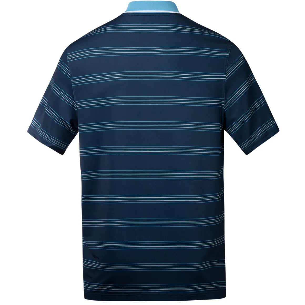 GOLFINO Men's Multi-Stripe Breathable Golf Polo Shirt