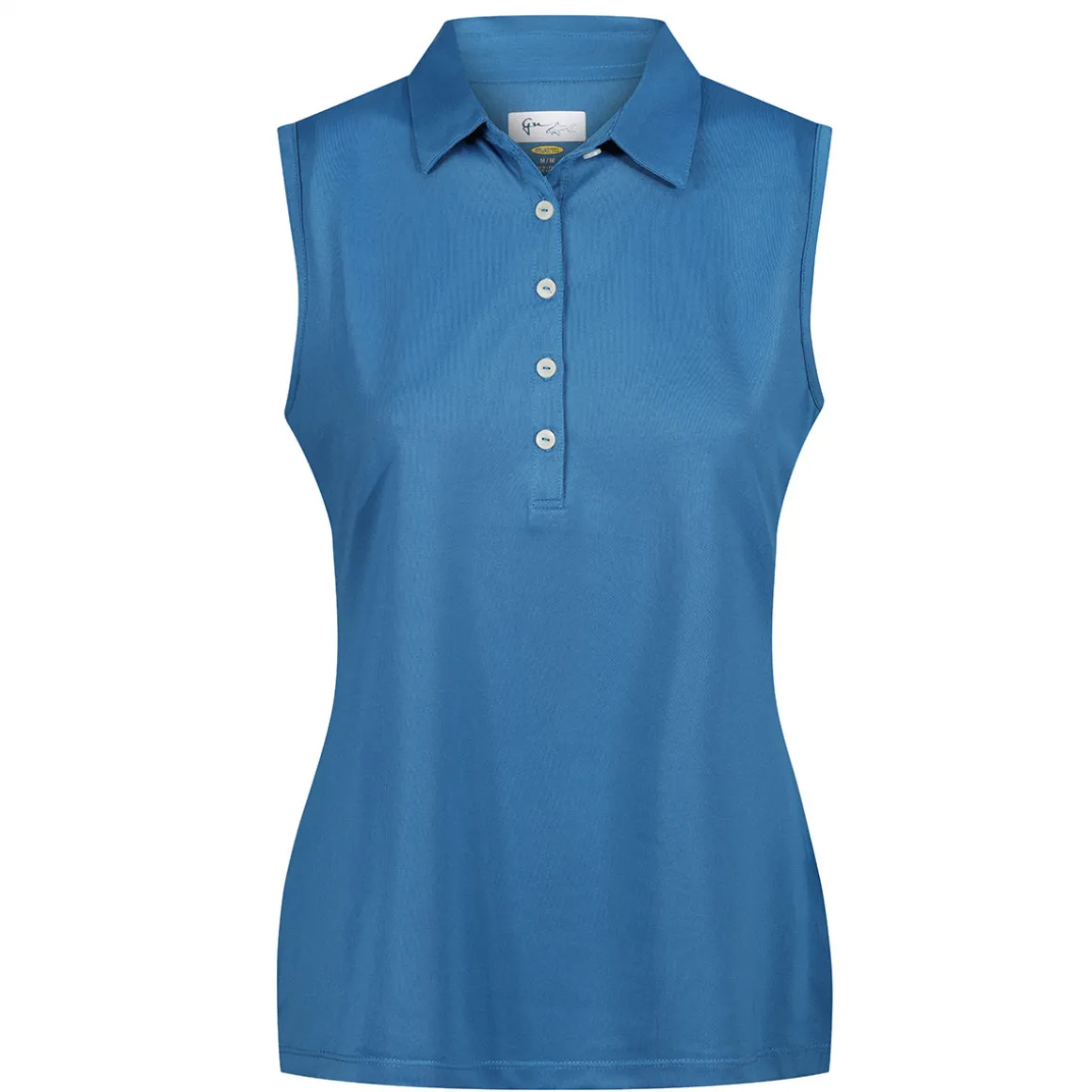 Greg Norman Ladies Freedom Pique Sleeveless Golf Polo Shirt