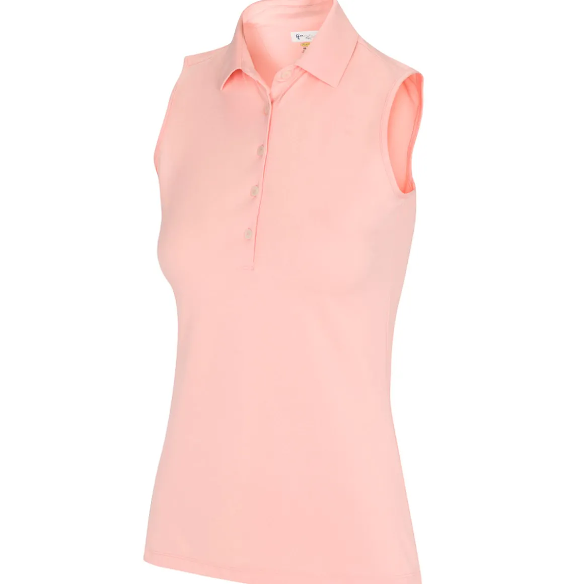 Greg Norman Ladies Freedom Pique Sleeveless Golf Polo Shirt