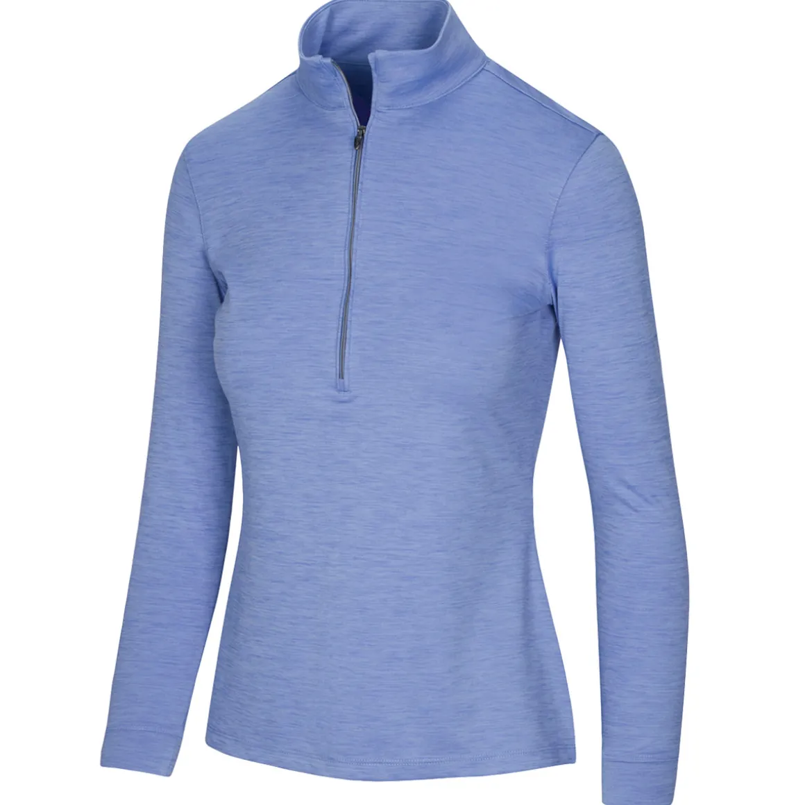 Greg Norman Ladies Half Zip Mock Golf Midlayer