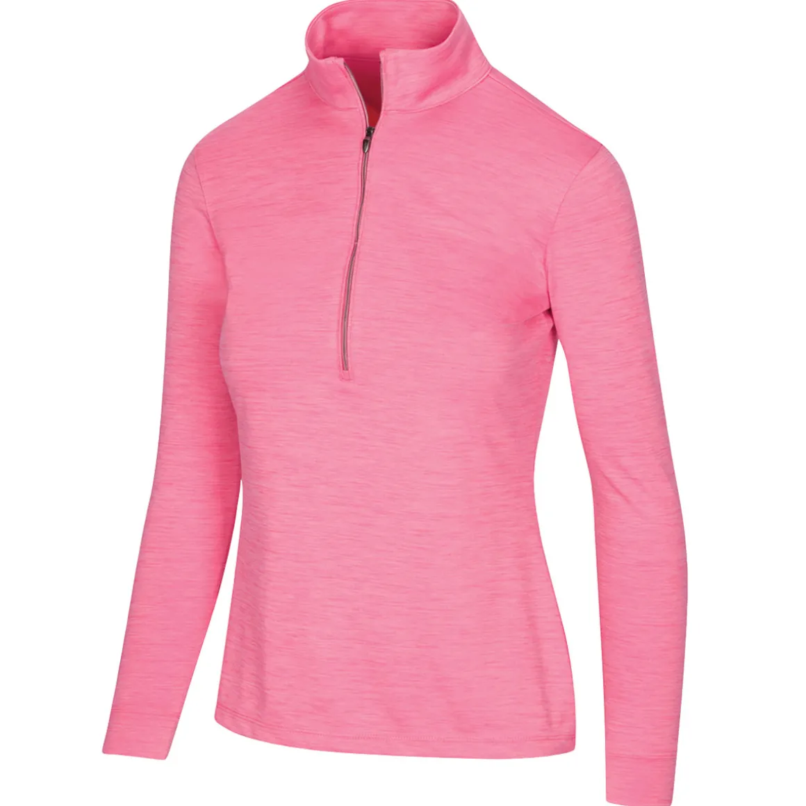 Greg Norman Ladies Half Zip Mock Golf Midlayer