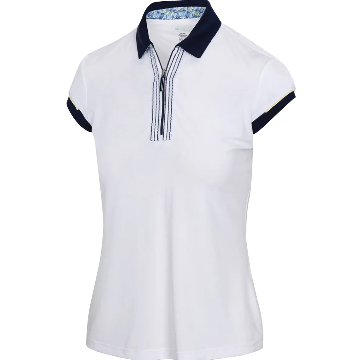 Greg Norman Ladies Nikki ML75 Stretch Capped Sleeve Golf Polo Shirt