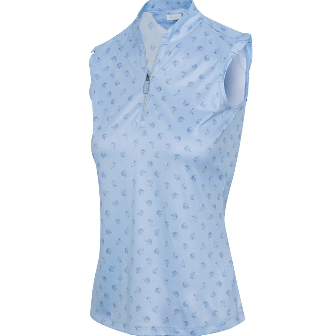Greg Norman Ladies Solaria ML75 Sleeveless Golf Polo Shirt