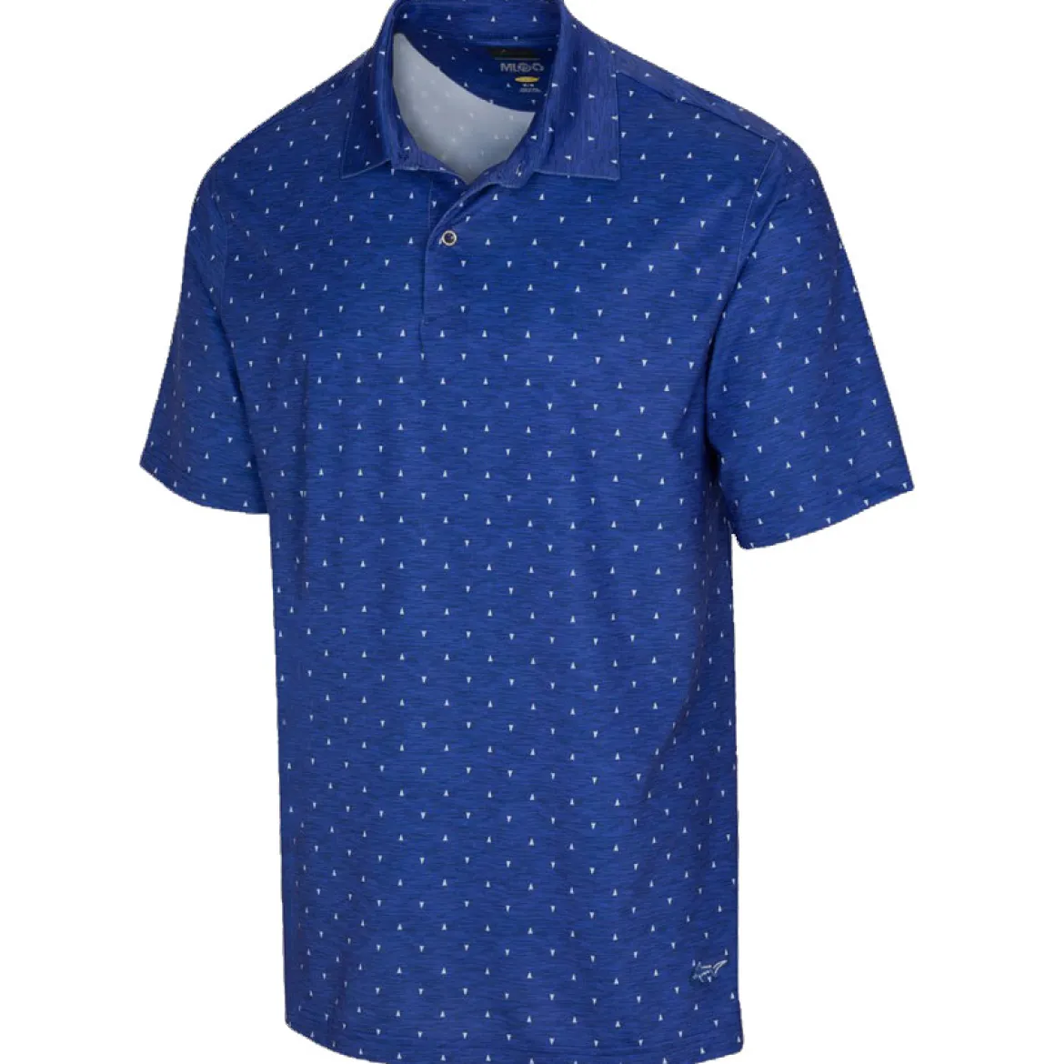 Greg Norman Men's Lab Shark Tooth Golf Polo Shirt