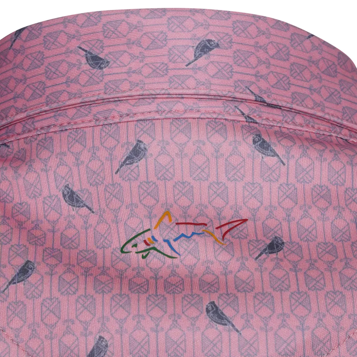 greg_norman_mens_love_bir_3-1.webp Greg Norman Men's Love Birds Print Golf Polo Shirt