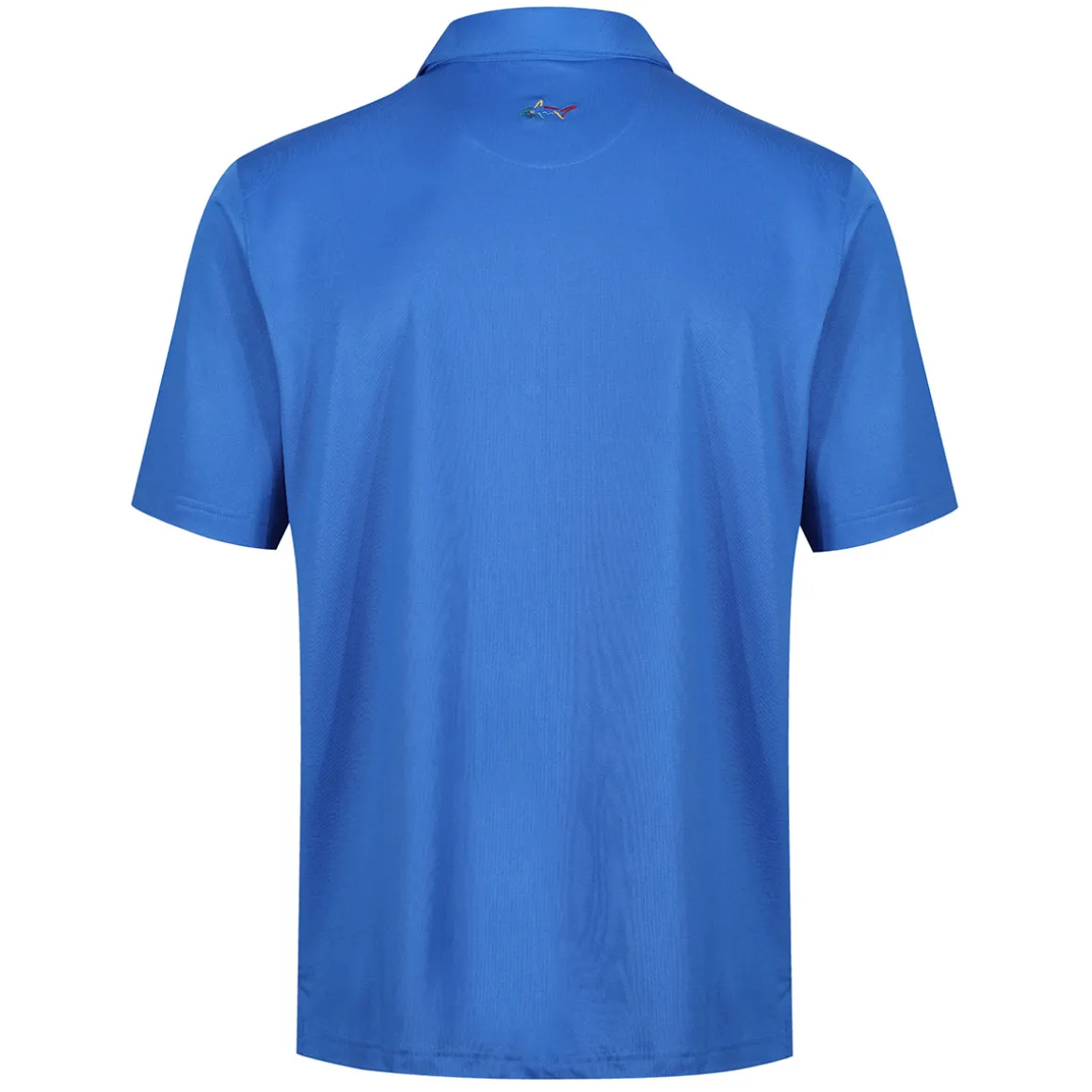Greg Norman Men's Neck Logo Stretch Golf Polo Shirt