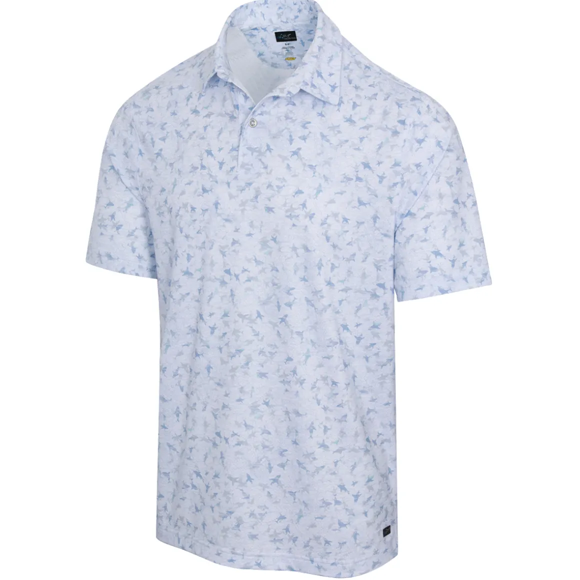 Greg Norman Men's Sea Shark ML75 Stretch Golf Polo Shirt