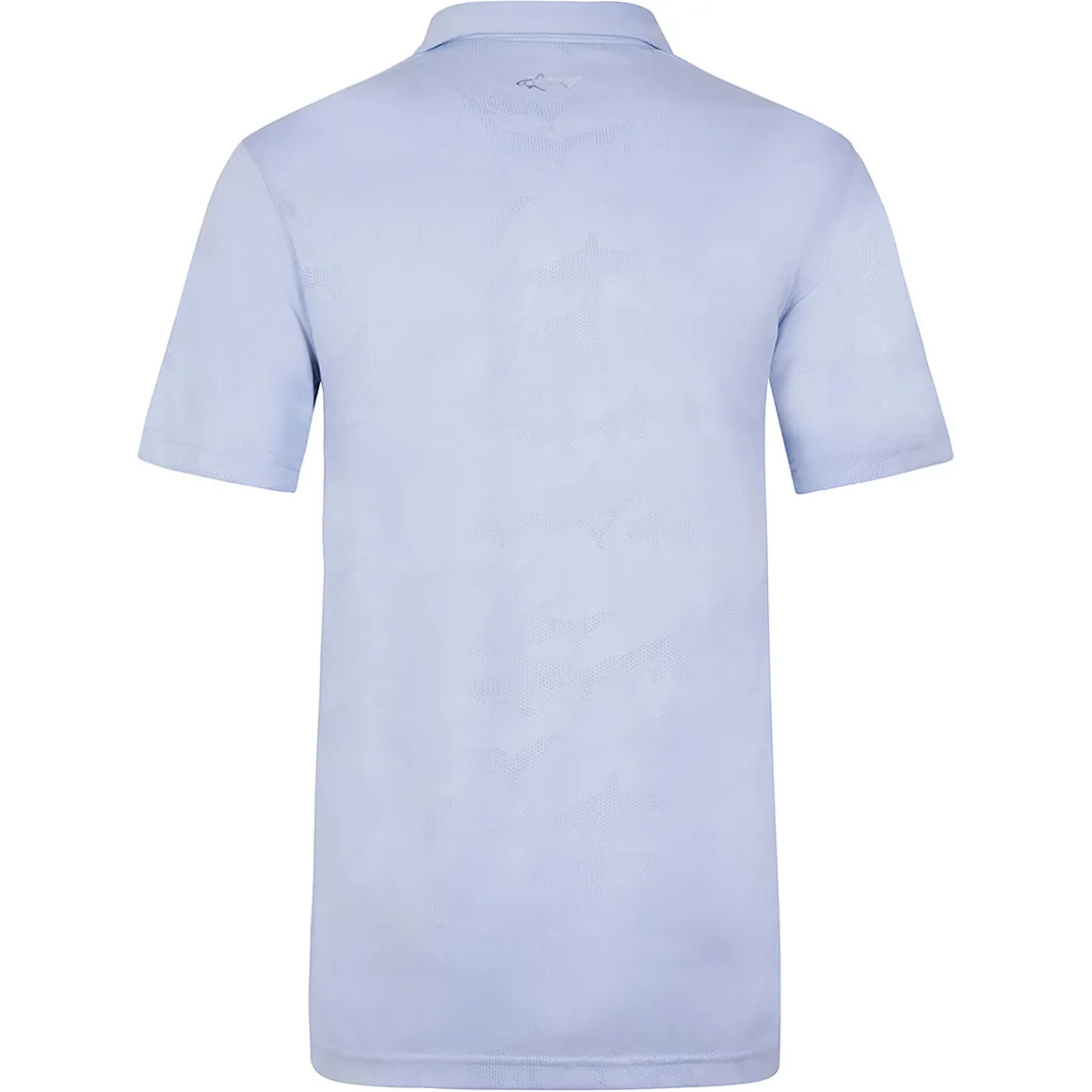 Greg Norman Men's Shark Jacquard Golf Polo Shirt