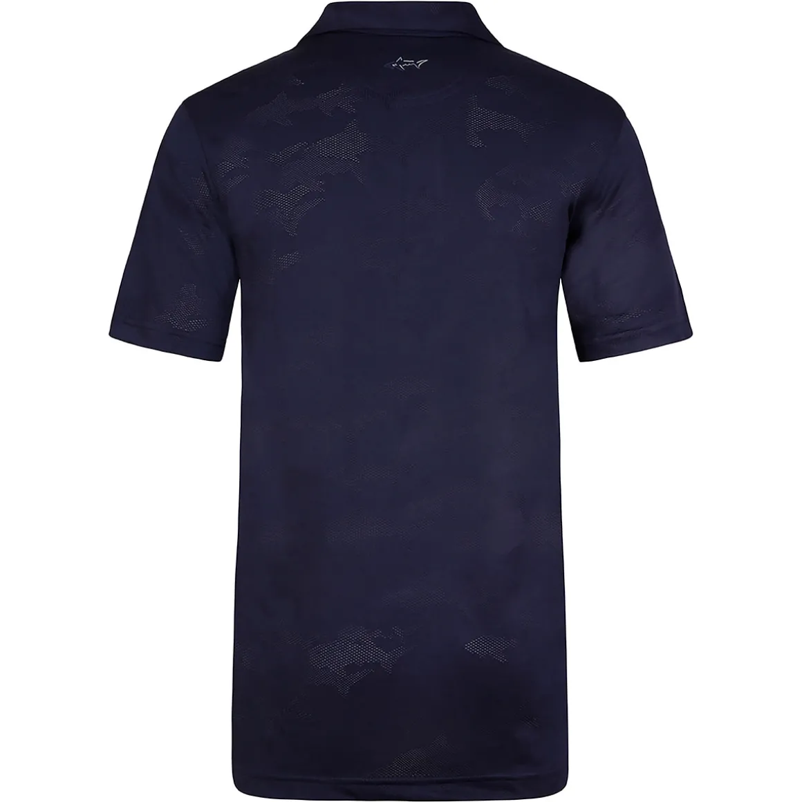 Greg Norman Men's Shark Jacquard Golf Polo Shirt