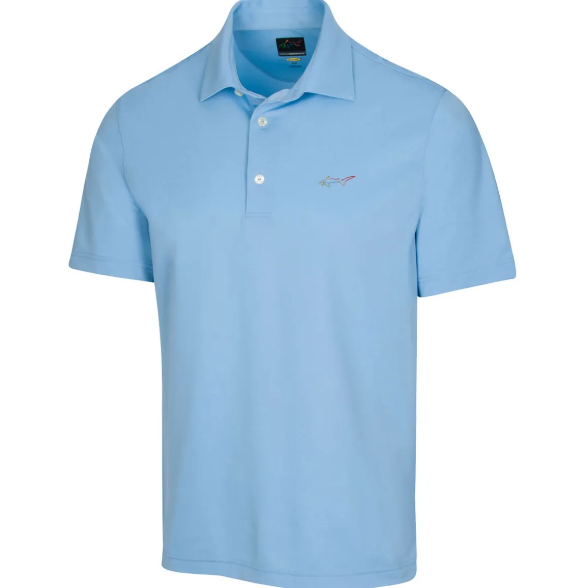 Greg Norman Men's Shark Logo Golf Polo Shirt
