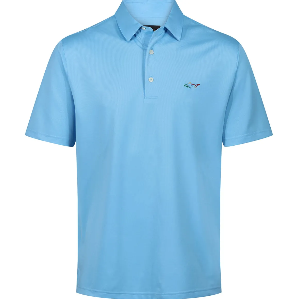 Greg Norman Men's Shark Logo Golf Polo Shirt