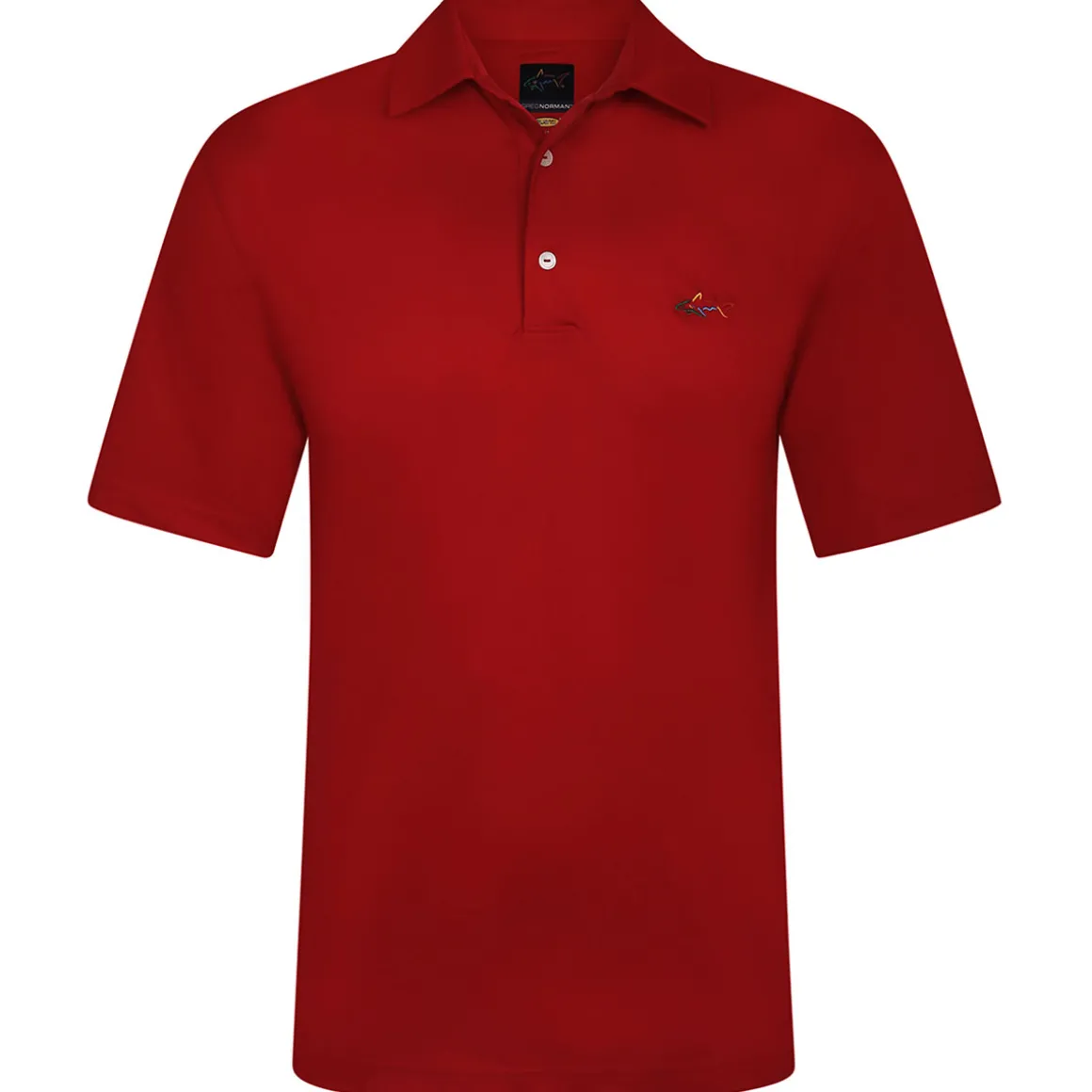 Greg Norman Men's Shark Logo Golf Polo Shirt