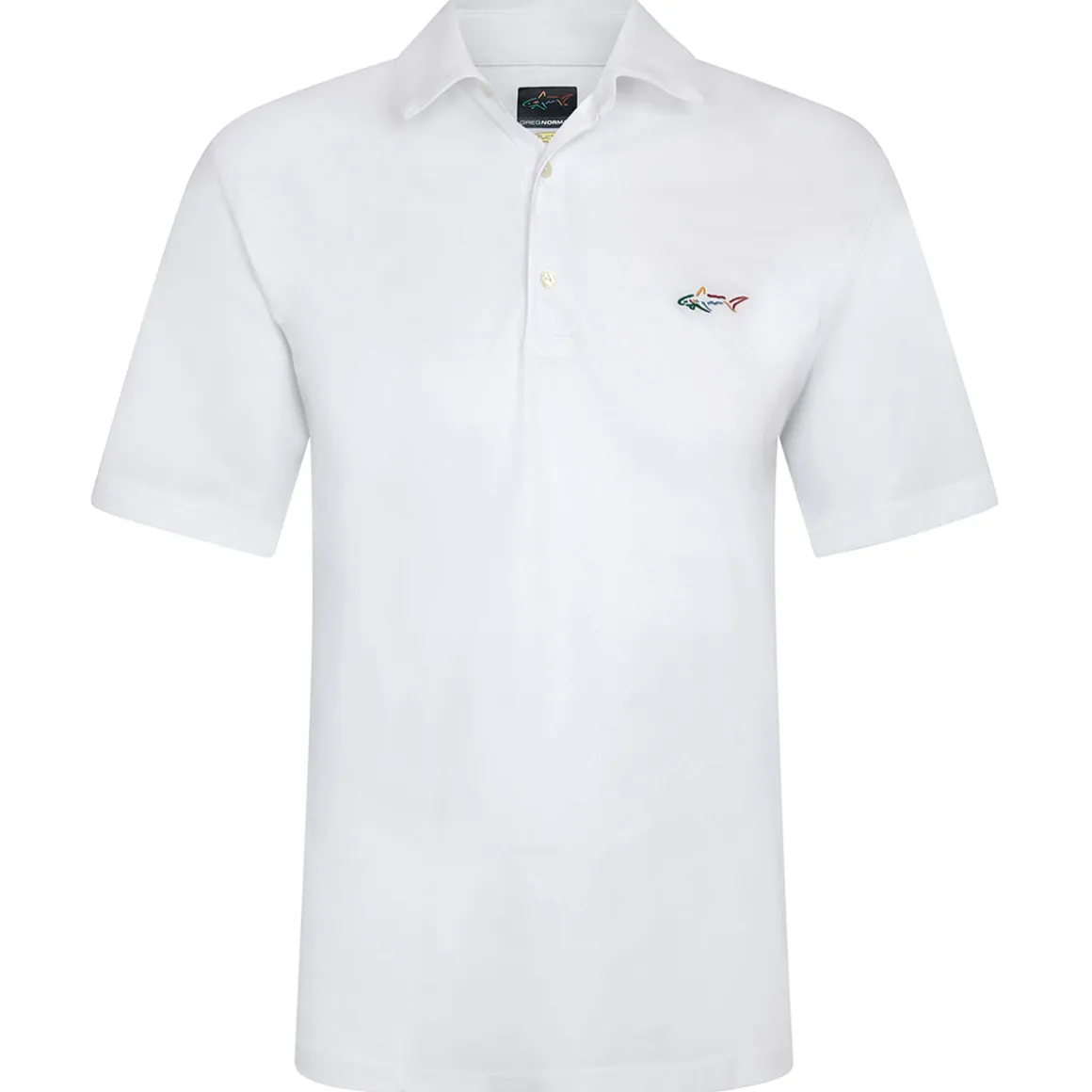 Greg Norman Men's Shark Logo Golf Polo Shirt