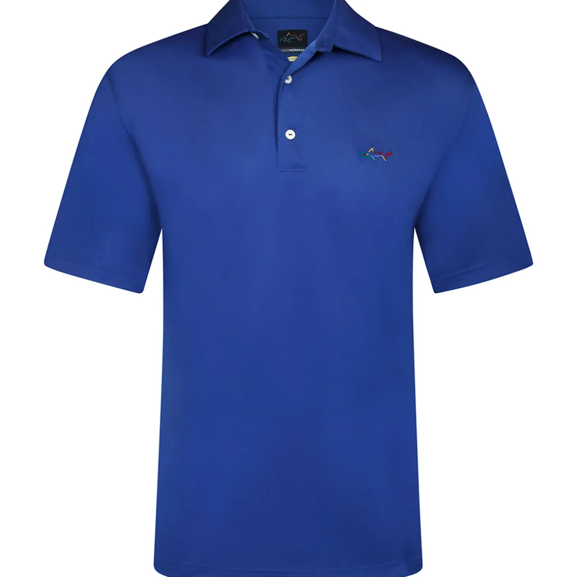 Greg Norman Men's Shark Logo Golf Polo Shirt
