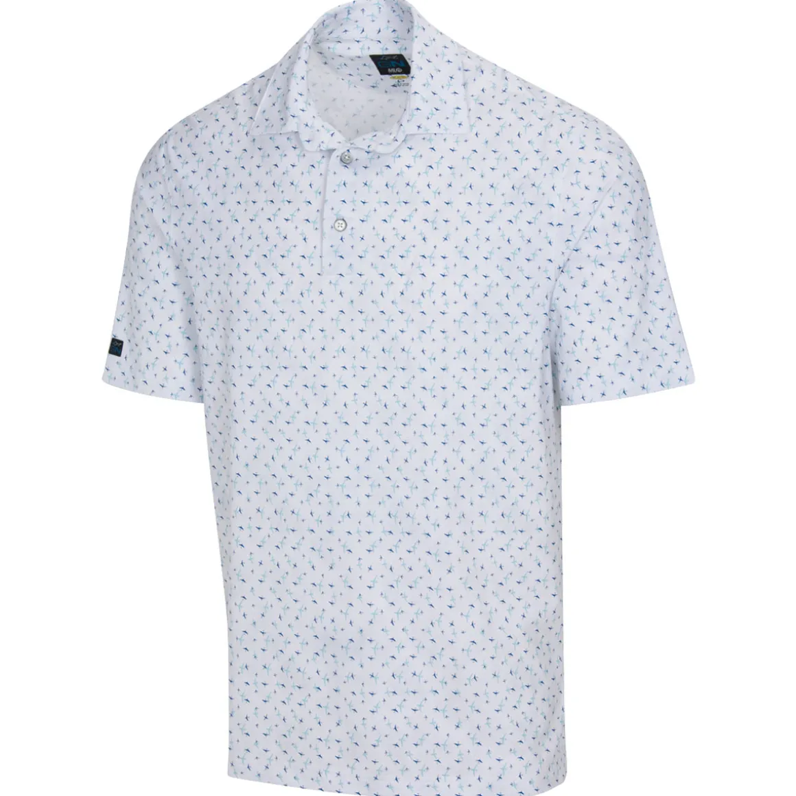 Greg Norman Men's Skywriting Golf Polo Shirt