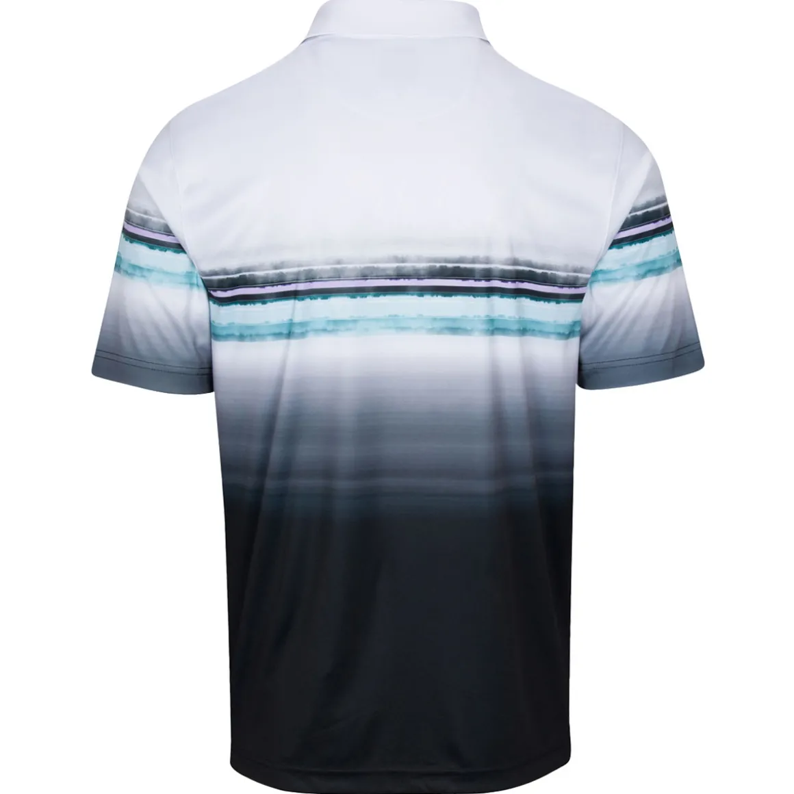 Greg Norman Men's Tidal Stripe ML75 Golf Polo Shirt