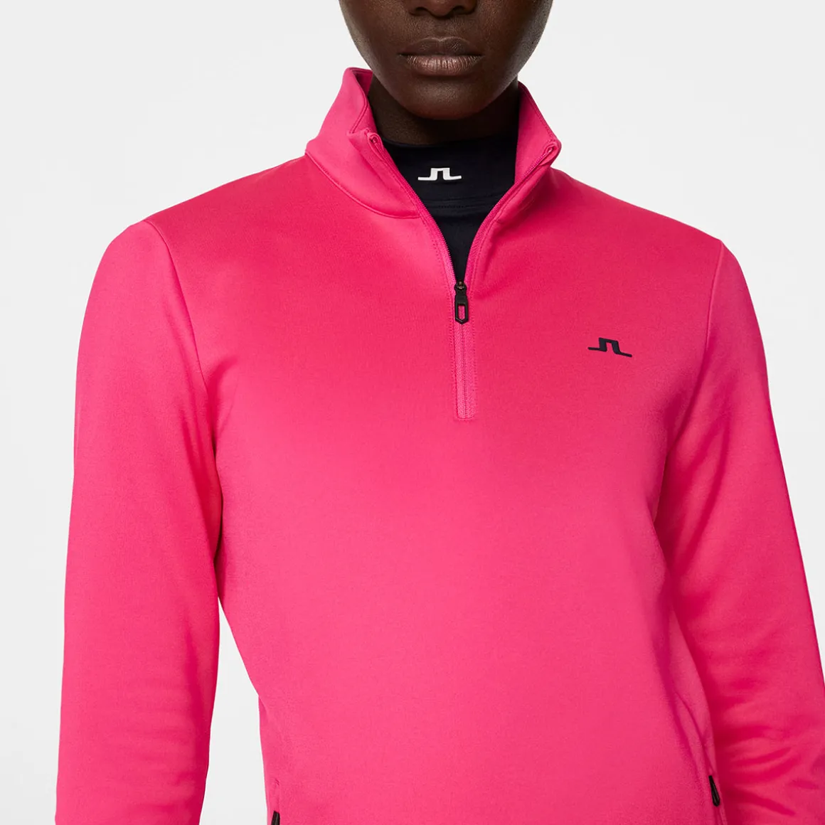 jlindeberg_ladies_aerial__2.webp J.Lindeberg Ladies Aerial Blocked Quarter Zip Golf Mid Layer