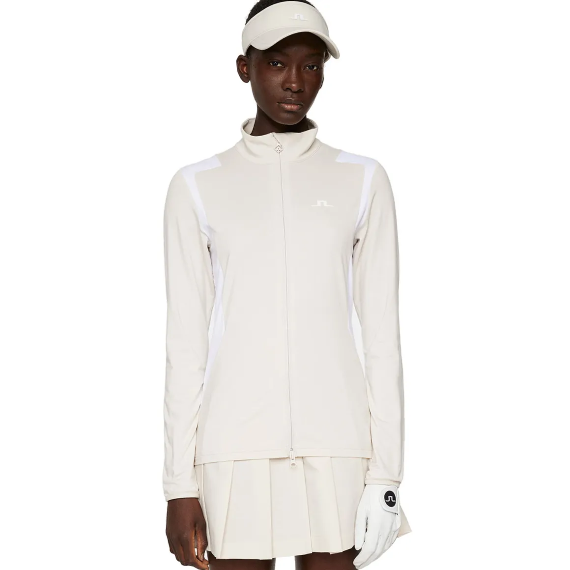 J.Lindeberg Ladies Mae Quarter Zip Golf Mid Layer