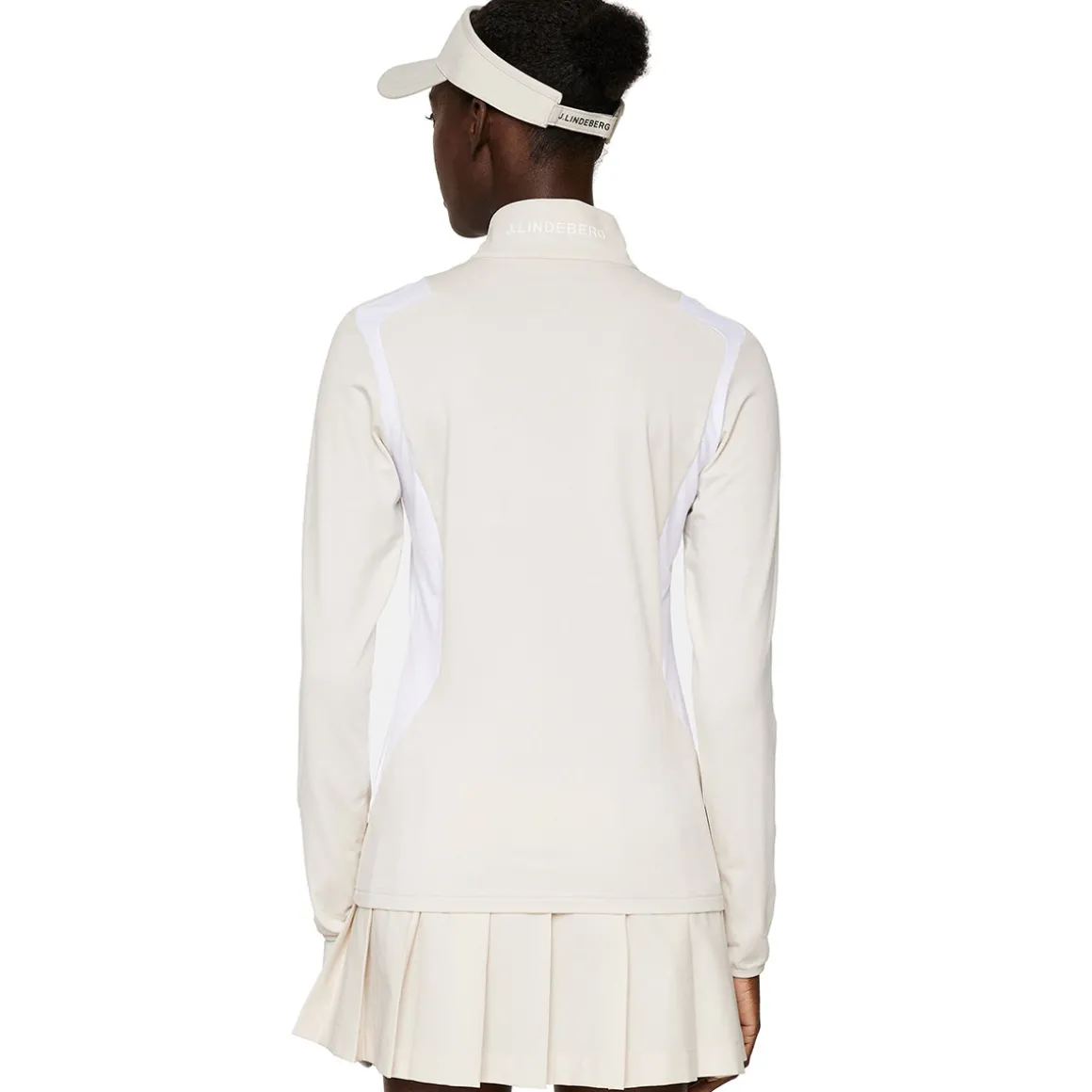 J.Lindeberg Ladies Mae Quarter Zip Golf Mid Layer