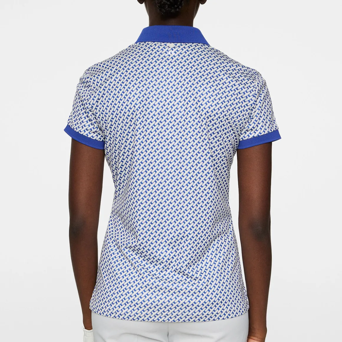 J.Lindeberg Ladies Tour Tech Print Golf Polo Shirt