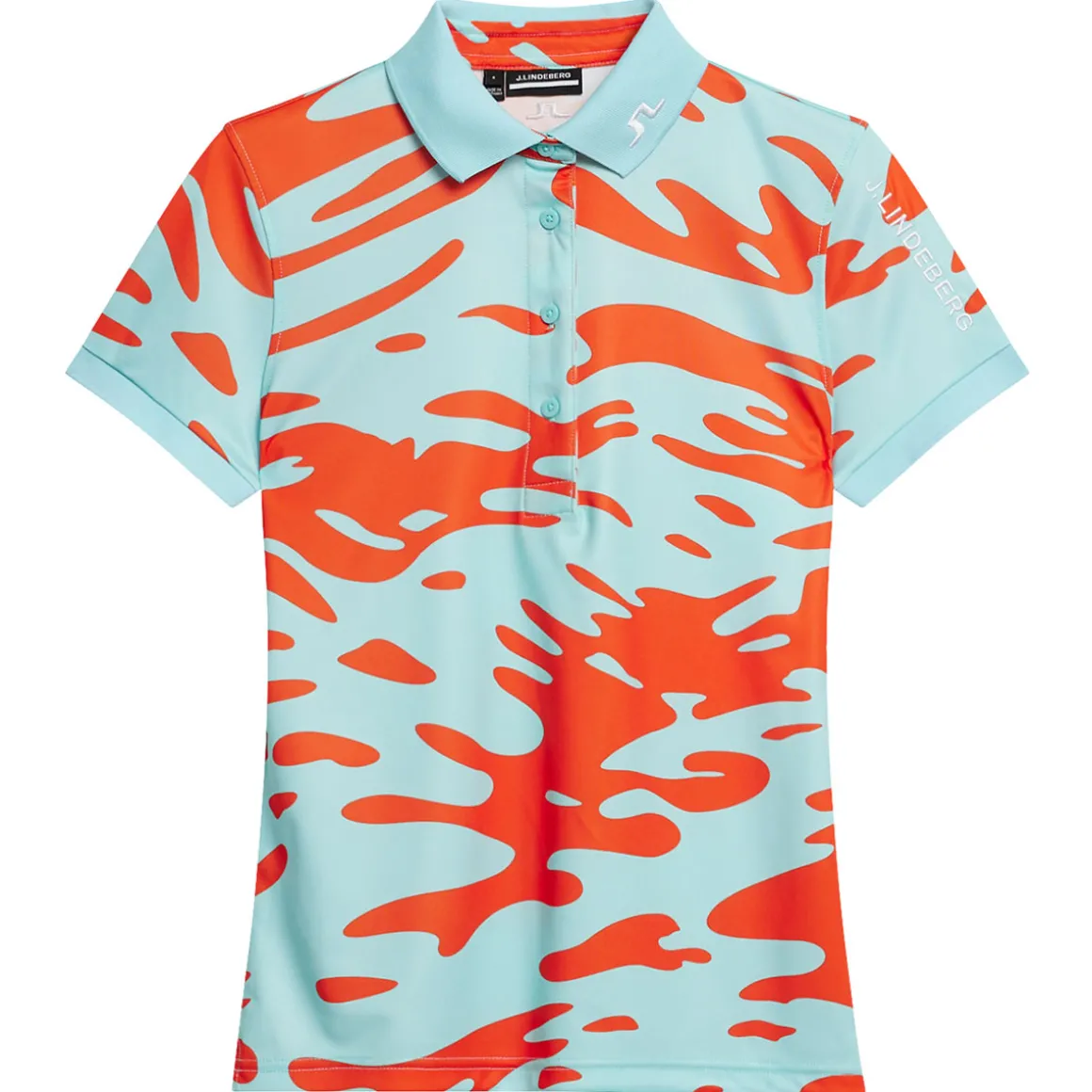 jlindeberg_ladies_tour_te_4-5.webp J.Lindeberg Ladies Tour Tech Print Golf Polo Shirt