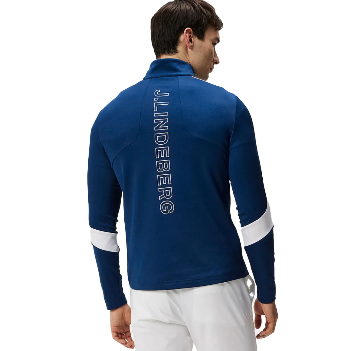 J.Lindeberg Men's Carl Half Zip Golf Mid Layer