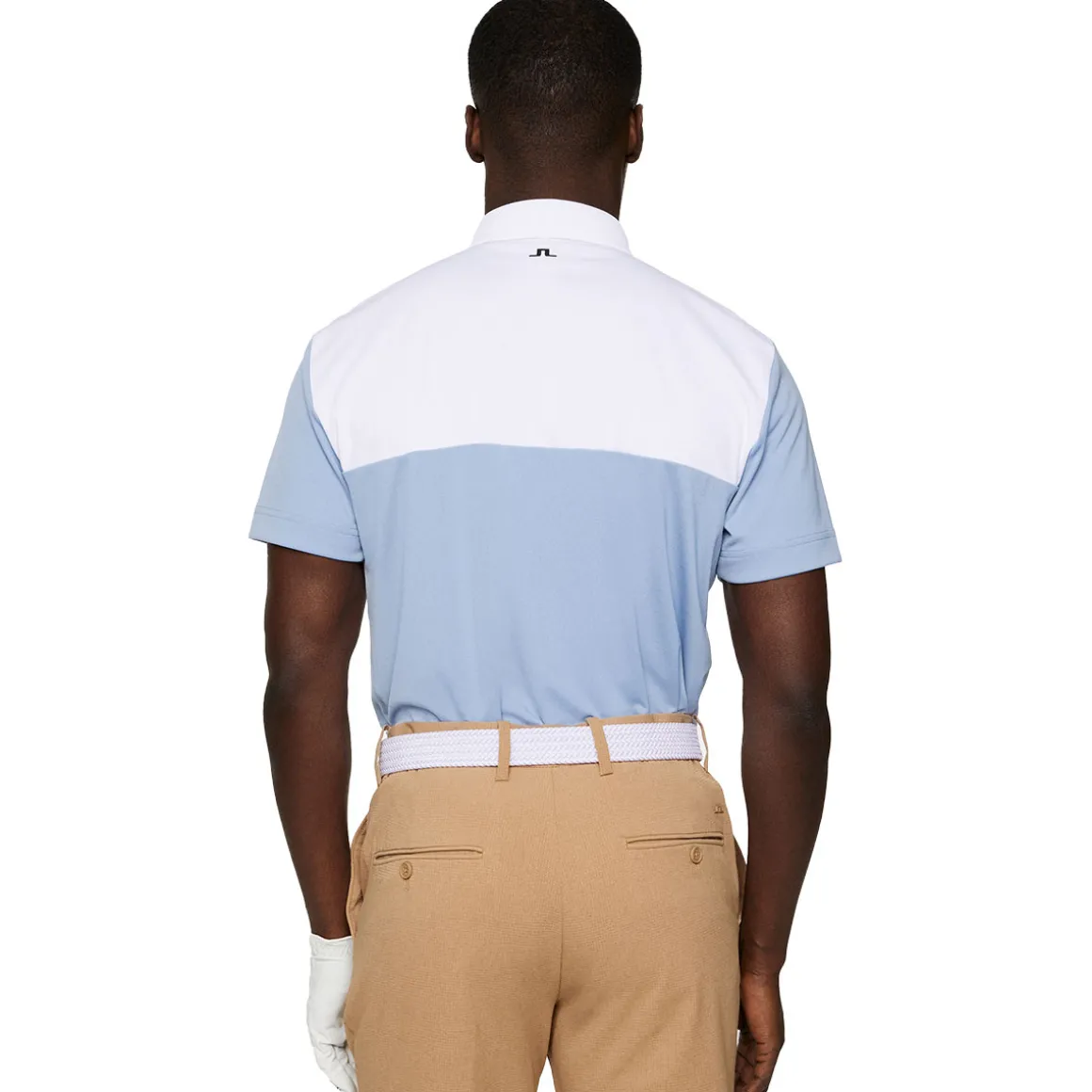 J.Lindeberg Men's Keenan Colorblock Golf Polo Shirt