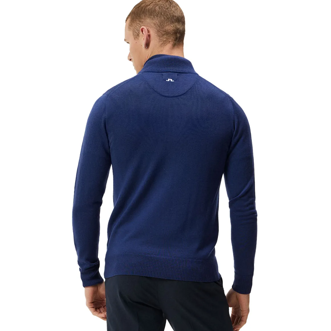 J.Lindeberg Men's Kian Tour Merino Half Zip Golf Midlayer