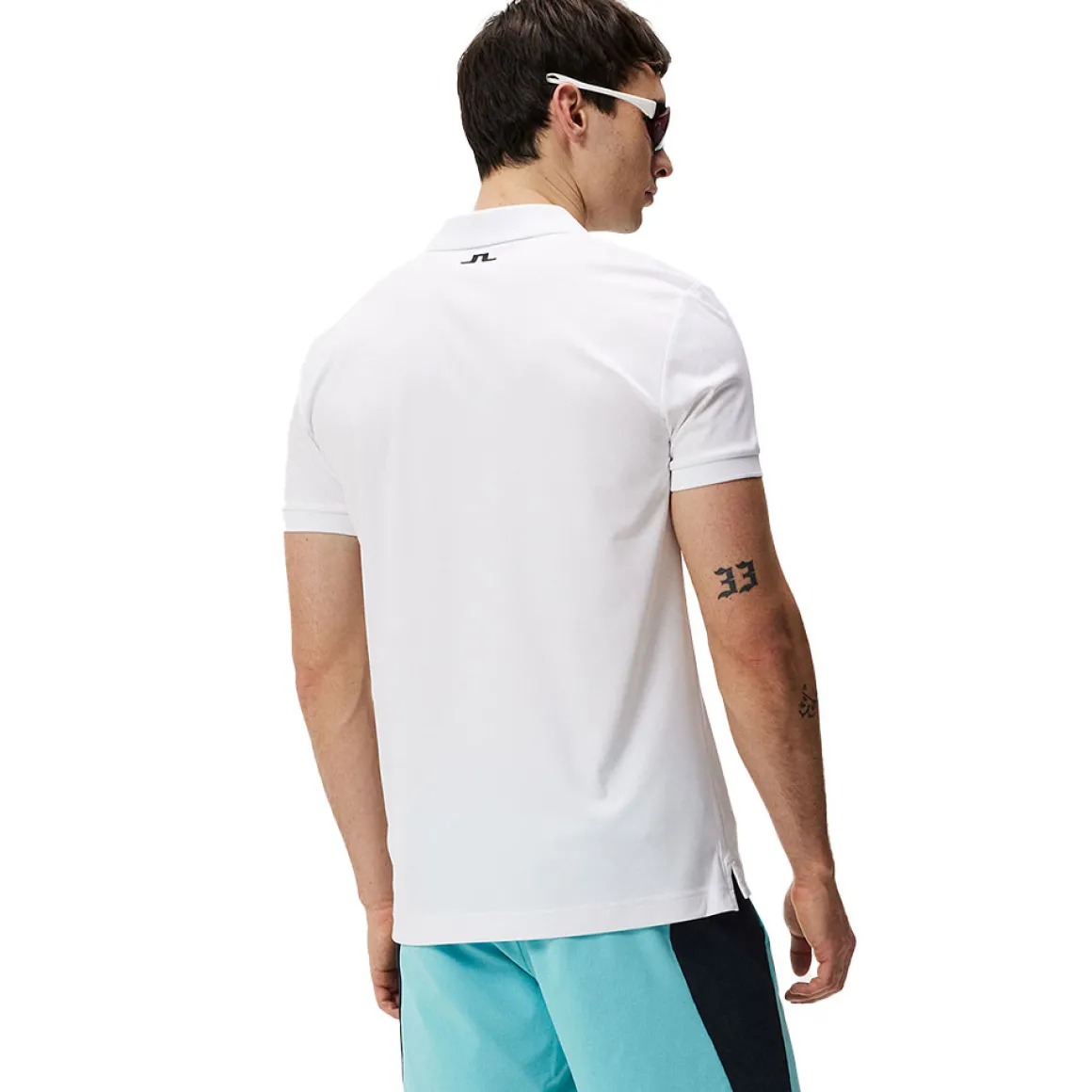 J.Lindeberg Men's Lionel Shoulder Golf Polo Shirt