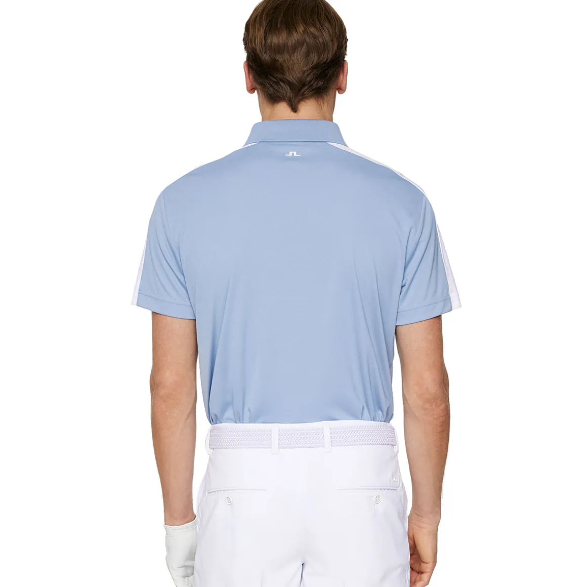 J.Lindeberg Men's Sebastian Chest Stripe Golf Polo Shirt