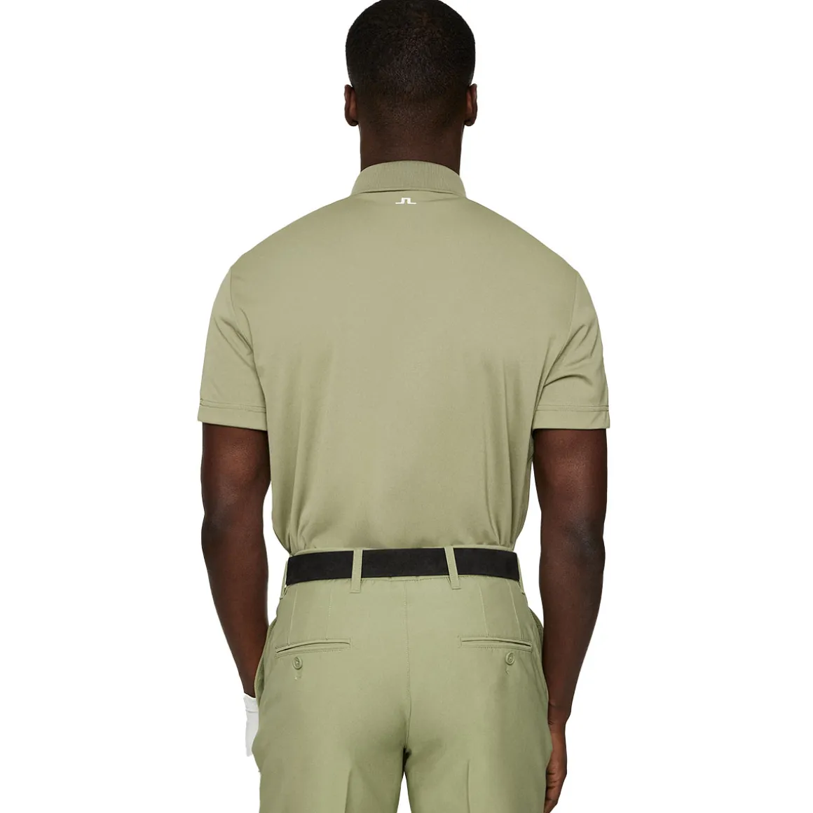 J.Lindeberg Men's Sebastian Chest Stripe Golf Polo Shirt
