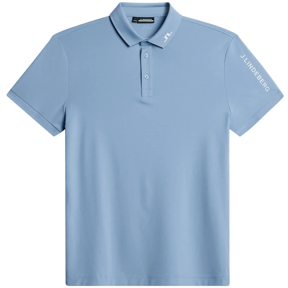 J.Lindeberg Men's Tour Tech Arm Logo Golf Polo Shirt