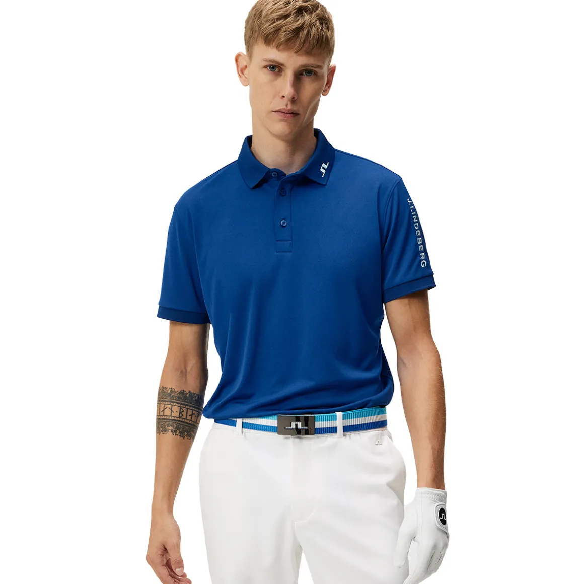 J.Lindeberg Men's Tour Tech Golf Polo Shirt