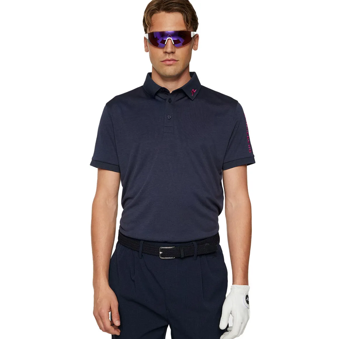 J.Lindeberg Men's Tour Tech Golf Polo Shirt