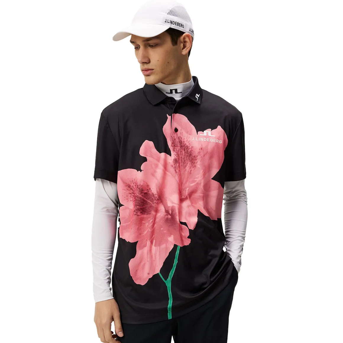 J.Lindeberg Men's Tour Tech Golf Polo Shirt