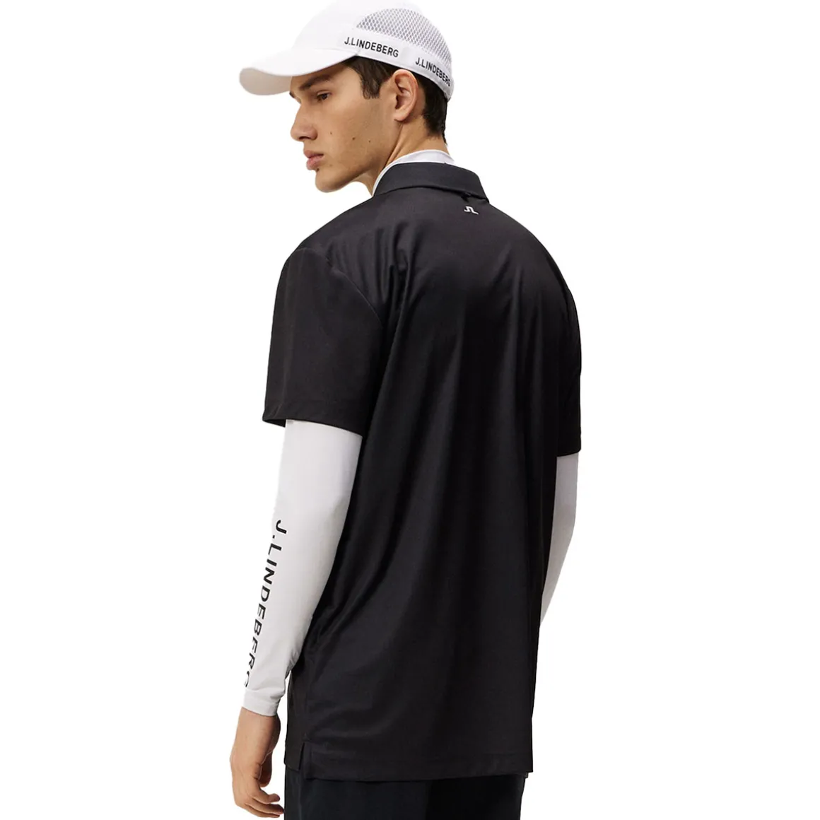J.Lindeberg Men's Tour Tech Golf Polo Shirt