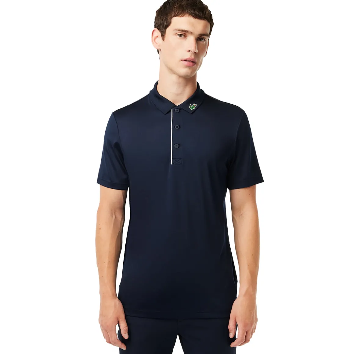 Lacoste Men's SPORT Jersey Croc Collar Golf Polo Shirt