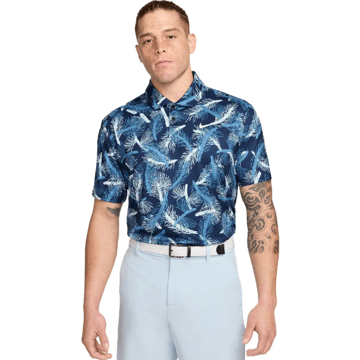nike_mens_tour_pine_print_6-2.webp Nike Men's Tour Pine Print Golf Polo Shirt