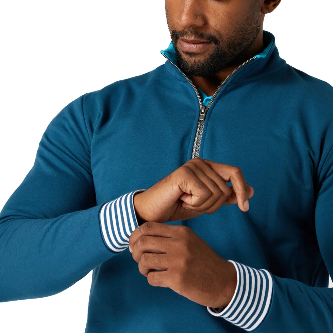 oceantee_mens_silvertip_z_2.webp OCEANTEE Men's Silvertip Zip Golf Midlayer