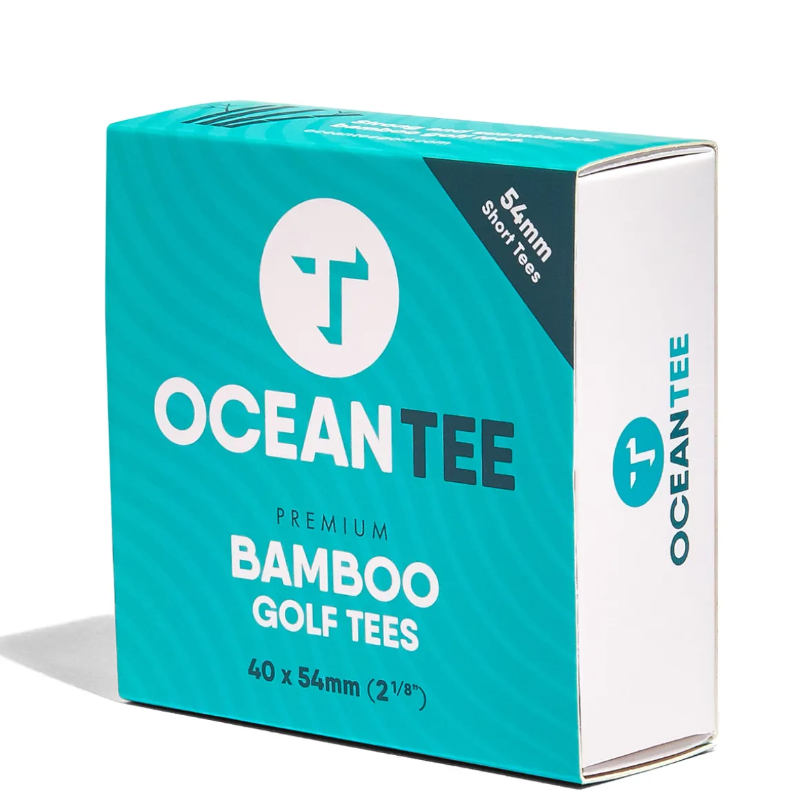 OCEANTEE 54mm Bamboo Golf Tees - 40 Pack