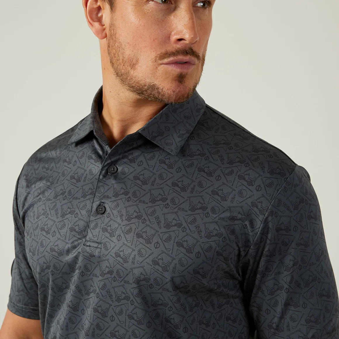 Oscar Jacobson Men's Sonic Golf Polo Shirt