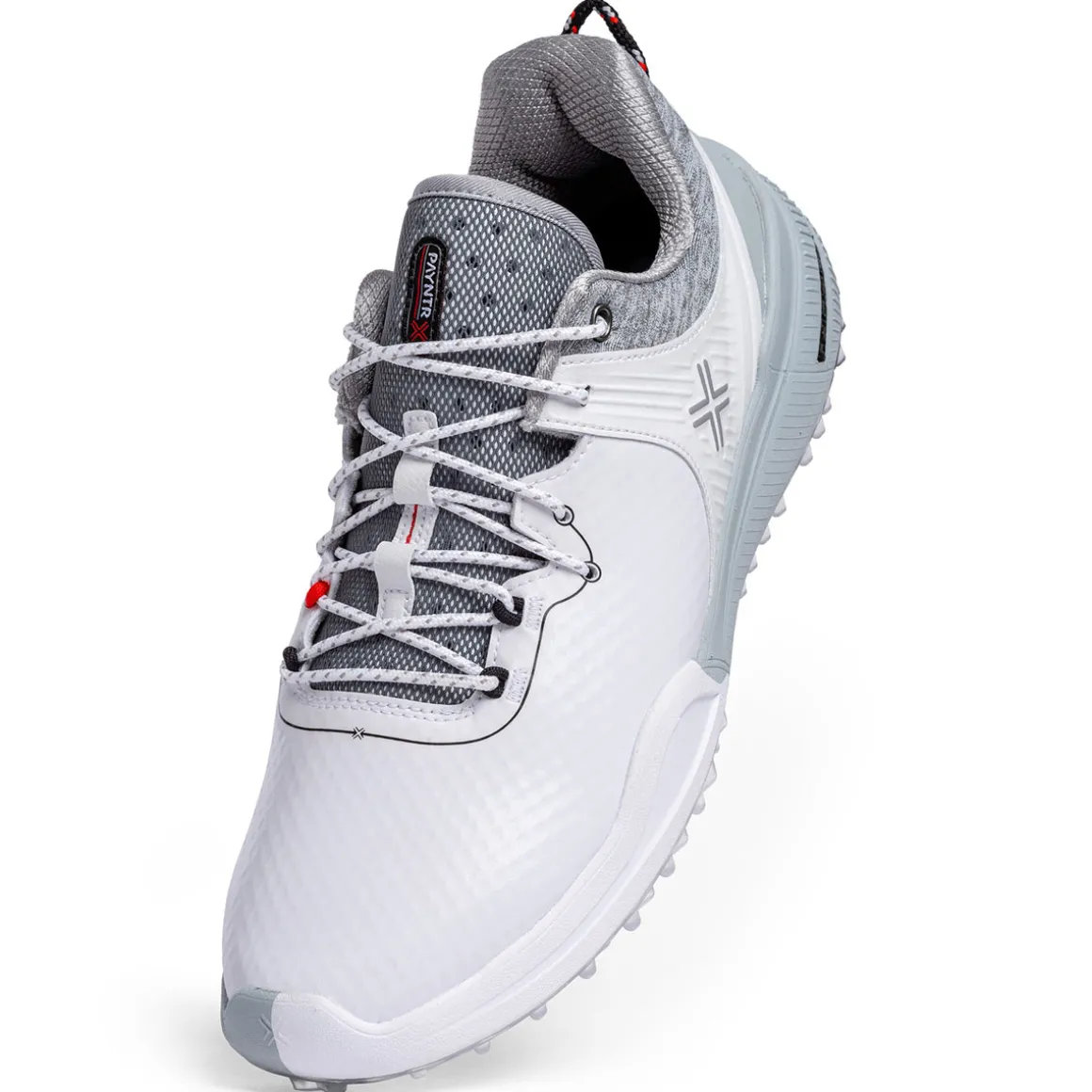 PAYNTR Men's X-001F Waterproof Spikeless Golf Shoes