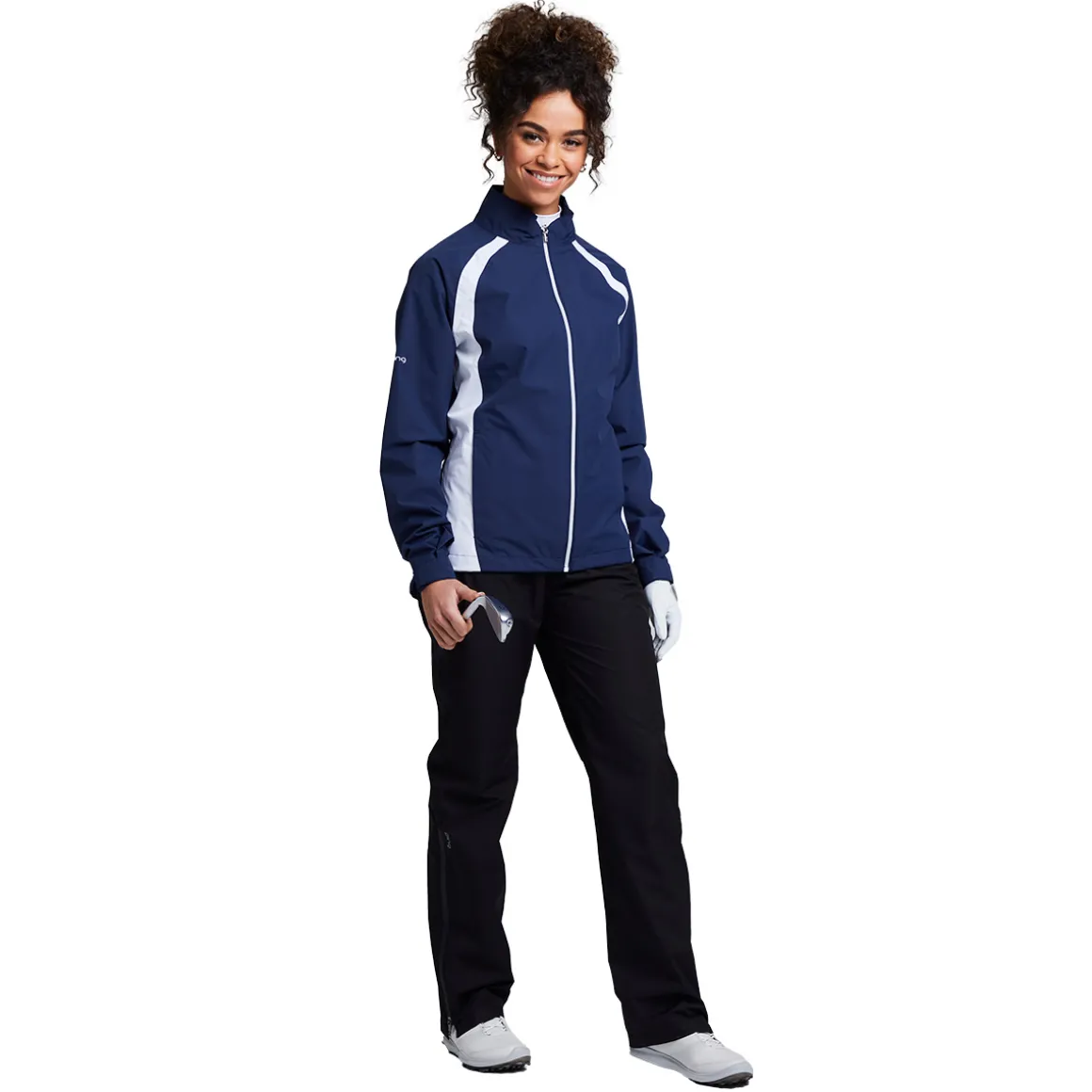 PING Ladies Freda Full Zip Waterproof Golf Jacket