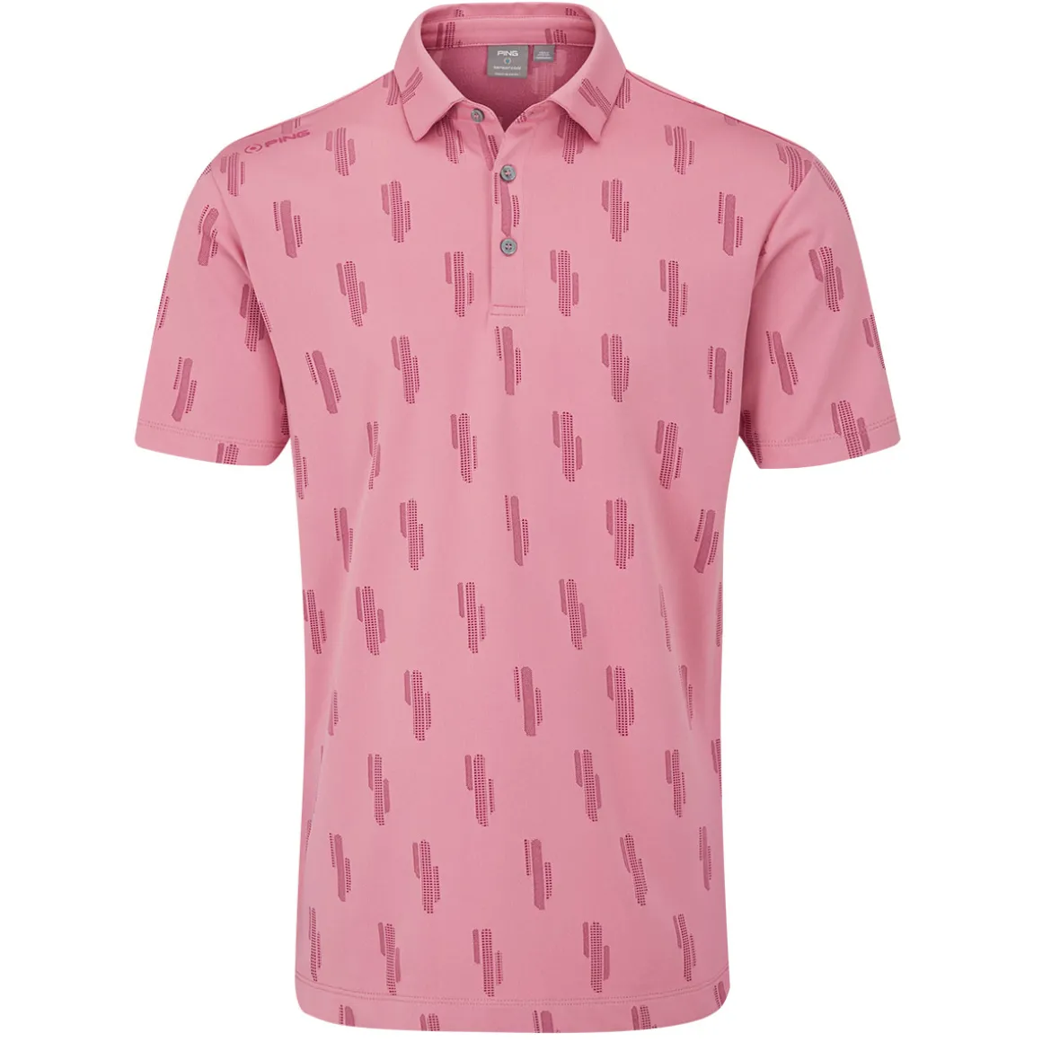 PING Men's Arizona Cactus Golf Polo Shirt