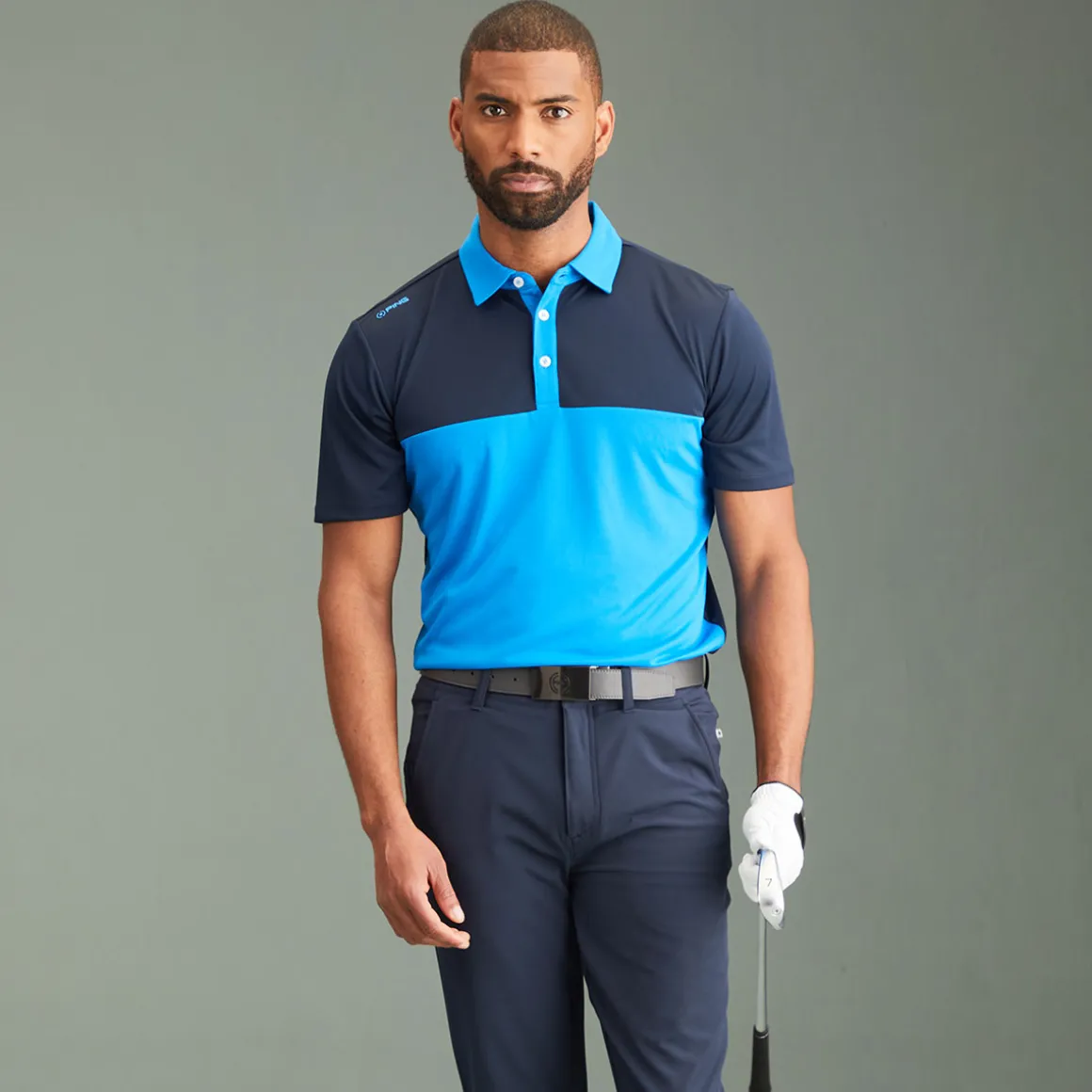 PING Men's Bodi Panel Golf Polo Shirt