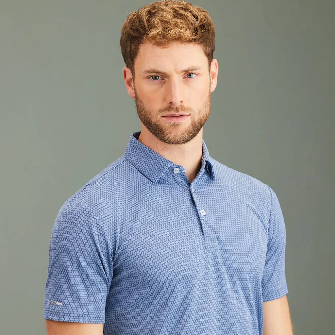 PING Men's Halcyon Golf Polo Shirt