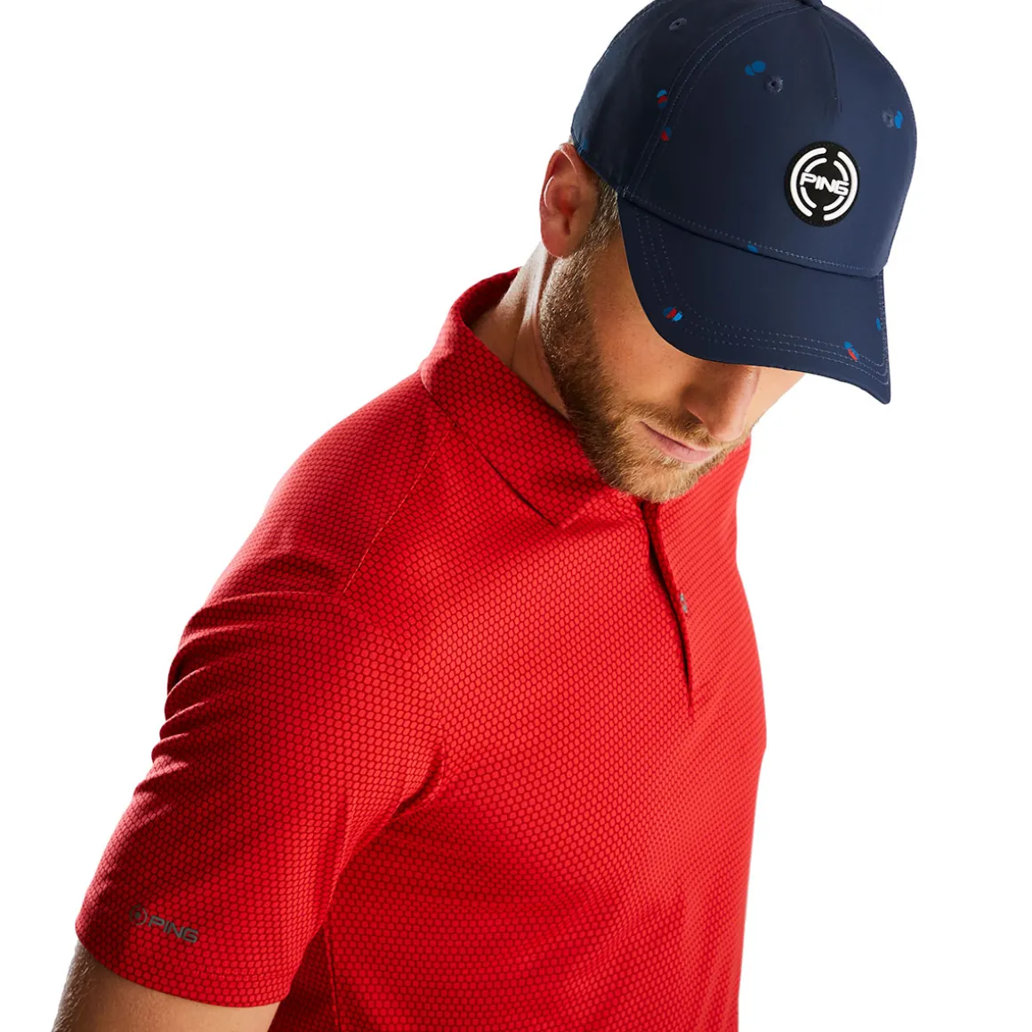 PING Men's Halcyon Golf Polo Shirt