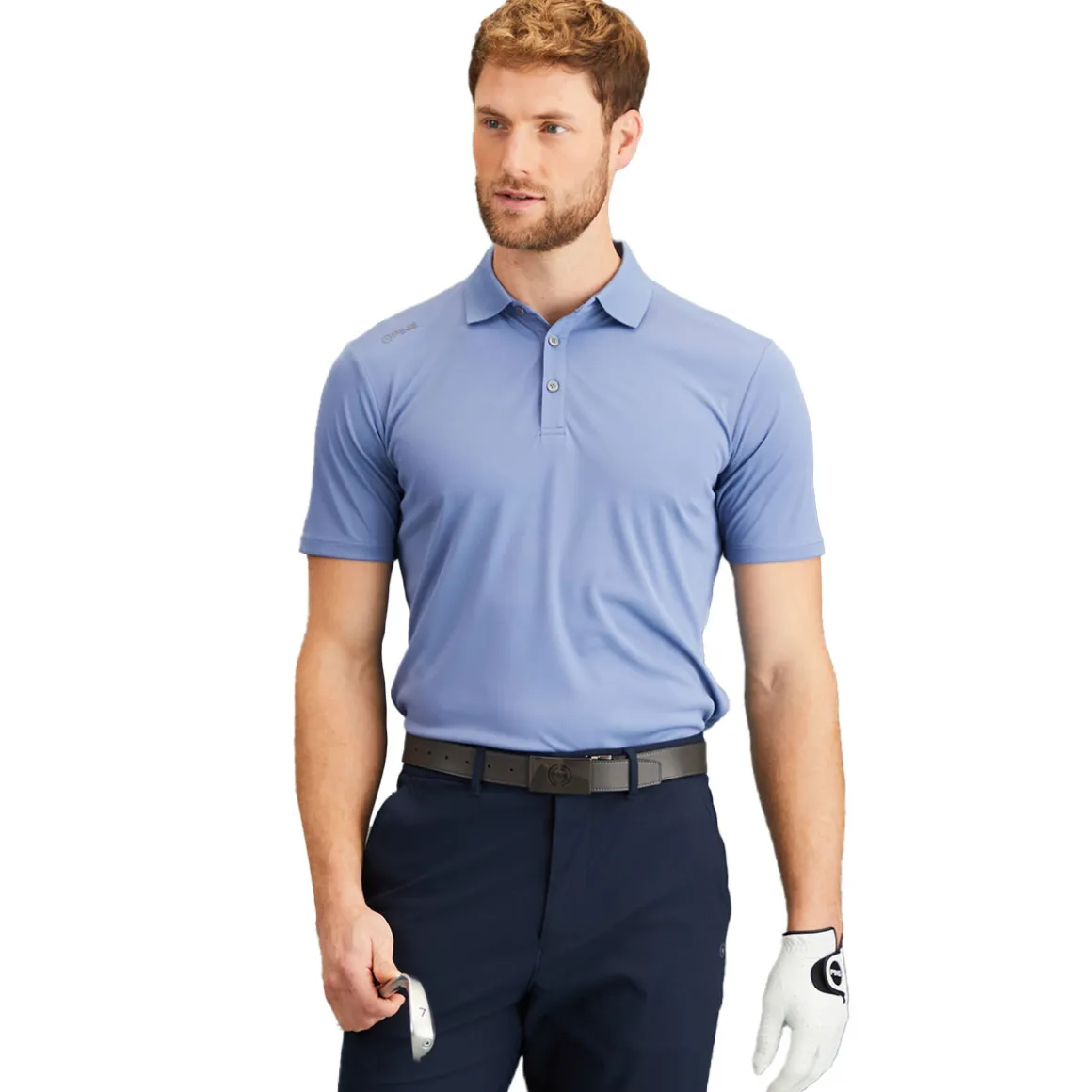 PING Men's Lindum Stretch Golf Polo Shirt