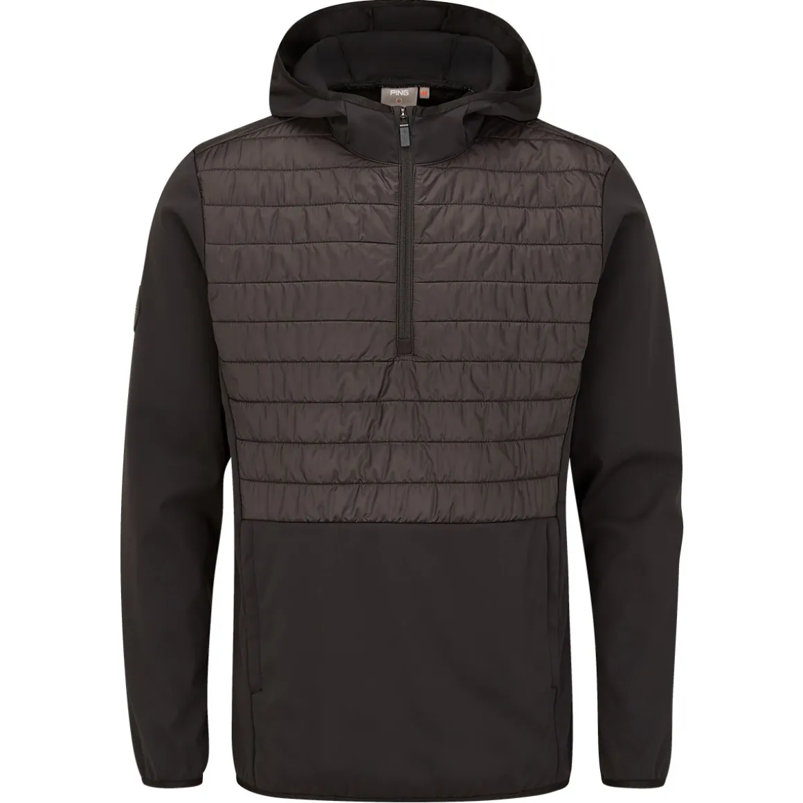 PING Men's Norse S5 Zoned Hooded Half Zip Golf Jacket
