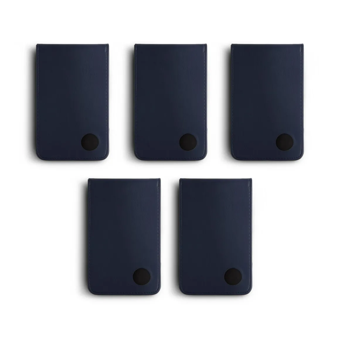 Plain PU Scorecard Holder with Magnet - Pack of 5